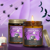 ベビーがハロウィーンの赤ちゃんシャワーを浴びている スクエアシール