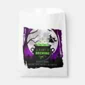 ベビーがハロウィーンの赤ちゃんシャワーを浴びている フェイバーバッグ (正面)