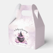 ベビーがハロウィーンの赤ちゃんシャワーを浴びている フェイバーボックス (正面サイド)