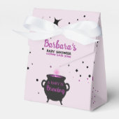 ベビーがハロウィーンの赤ちゃんシャワーを浴びている フェイバーボックス (正面サイド)