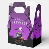 ベビーがハロウィーンの赤ちゃんシャワーを浴びている フェイバーボックス (オープン)