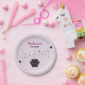 ベビーがハロウィーンの赤ちゃんシャワーを浴びている ペーパープレート (パーティー)