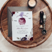 ベビーがハロウィーンの赤ちゃんシャワーを浴びている 招待状