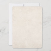 ベビーがハロウィーンの赤ちゃんシャワーを浴びている 招待状 (裏面)