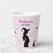 ベビーがハロウィーンの赤ちゃんシャワーを浴びている 紙コップ (正面)
