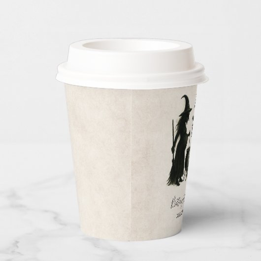 ベビーがハロウィーンの赤ちゃんシャワーを浴びている 紙コップ (右)