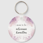 ベビーがハロウィーンの赤ちゃんシャワーを醸造している キーホルダー (裏面)