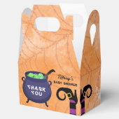 ベビーがハロウィーンの赤ちゃんシャワーを醸造している フェイバーボックス (オープン)