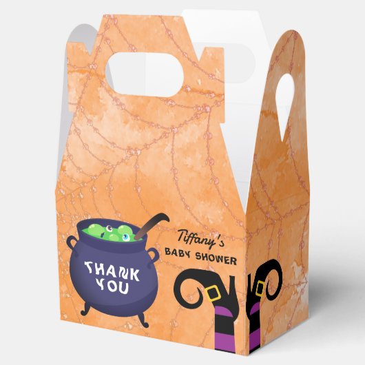 ベビーがハロウィーンの赤ちゃんシャワーを醸造している フェイバーボックス (オープン)