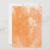 ベビーがハロウィーンの赤ちゃんシャワーを醸造している 招待状 (裏面)