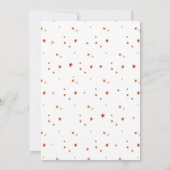 ベビーがハロウィーンの赤ちゃんシャワーを醸造している 招待状 (裏面)