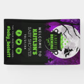 ベビーがハロウィーンの赤ちゃんシャワーを醸造している 横断幕 (横)