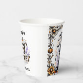 ベビーがハロウィーンの赤ちゃんシャワーを醸造している 紙コップ (右)