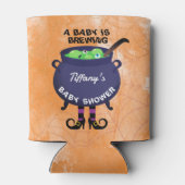 ベビーがハロウィーンの赤ちゃんシャワーを醸造している 缶クーラー (裏面)