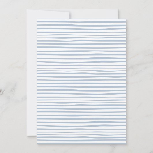 ベビーがハロウィーンの赤ちゃんシャワーブルーを醸造している 招待状 (裏面)