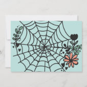 ベビーがハロウィーンの赤ちゃんシャワー招待状を醸造している 招待状 (裏面)