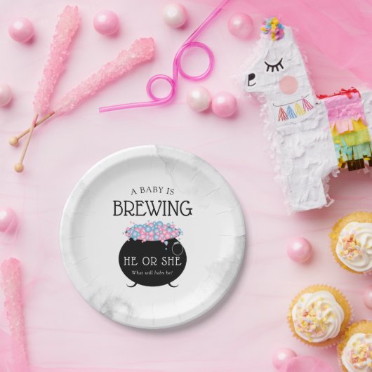 ベビーがハロウィーンジェンダーのパーティーを明らかにする ペーパープレート (パーティー)