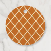 ベビーがハロウィーン魔女の赤ちゃんシャワーを醸造している フェイバータグ (裏面)