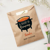 ベビーがハロウィーン魔女の赤ちゃんシャワーを醸造している フェイバーバッグ (封をした状態)