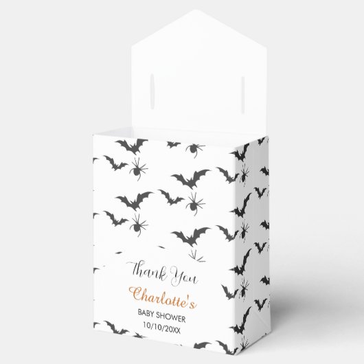 ベビーがハロウィーン魔女の赤ちゃんシャワーを醸造している フェイバーボックス (オープン)