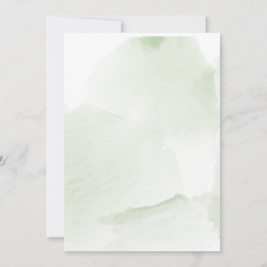 ベビーがハロウィーン魔女の赤ちゃんシャワーを醸造している 招待状 (裏面)