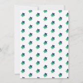 ベビーがハロウィーン魔女の赤ちゃんシャワーを醸造している 招待状 (裏面)