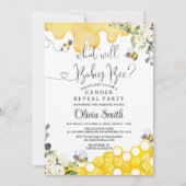 ベビーがパーティーを明らかにする 招待状 (正面)