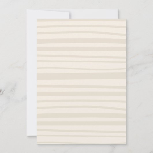 ベビーがビールを巻いた赤ちゃんシャワーを醸造している 招待状 (裏面)