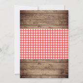 ベビーがビール素朴の赤ちゃんシャワーを醸造する 招待状 (裏面)