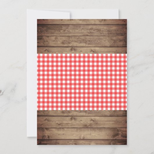 ベビーがビール素朴の赤ちゃんシャワーを醸造する 招待状 (裏面)