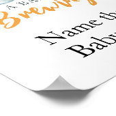 ベビーがビール醸造している名前そのベビー食品 ポスター (角)