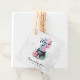 ベビーがピンクと青の釜を造っている フェイバータグ