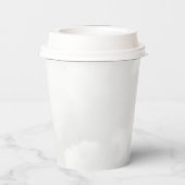 ベビーがピンクと青の釜を造っている 紙コップ (裏面)