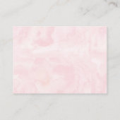 ベビーがピンクの金ゴールド茶のベビーブックリクエストを醸造 エンクロージャーカード (裏面)