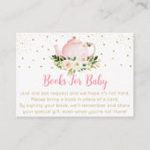 ベビーがピンクの金ゴールド茶のベビーブックリクエストを醸造 エンクロージャーカード (正面)