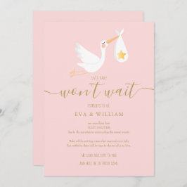 ベビーがピンクカードの更新を待機しない 招待状