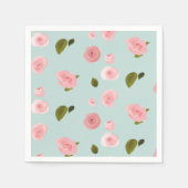 ベビーがフローラを醸造している赤ちゃんシャワー スタンダードカクテルナプキン (正面)