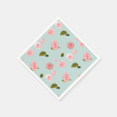 ベビーがフローラを醸造している赤ちゃんシャワー スタンダードカクテルナプキン (角)