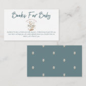 ベビーがベビーに向けて本を出している エンクロージャーカード (正面/裏面)