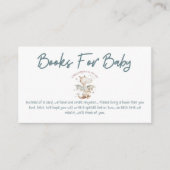 ベビーがベビーに向けて本を出している エンクロージャーカード (正面)