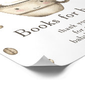 ベビーがベビーのために本を造っている ポスター (角)