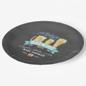 ベビーがベビーシャワーを醸造している紙プレート ペーパープレート (アングル)