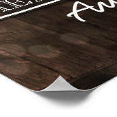 ベビーがベビーシャワーを醸造へようこそ ポスター (角)