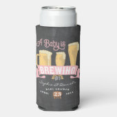 ベビーがベビーシャワークーラーボックスを醸造している スリム缶クーラー (Seltzer裏面)