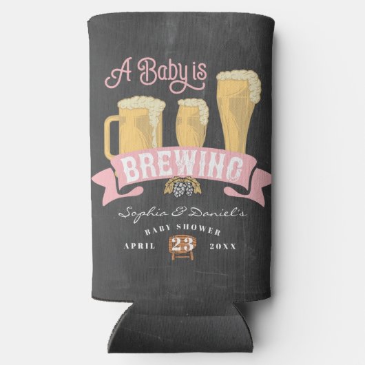 ベビーがベビーシャワークーラーボックスを醸造している スリム缶クーラー (裏面)