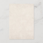 ベビーがベビー用の赤ちゃんシャワーブックを造っている エンクロージャーカード (裏面)