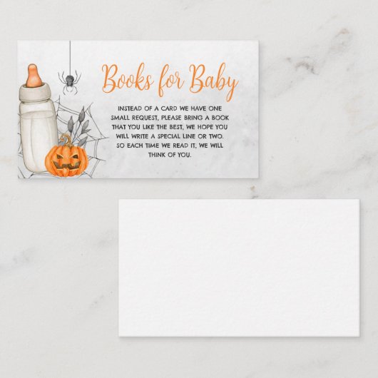 ベビーがベビー用の赤ちゃんシャワーブックを造る エンクロージャーカード (正面/裏面)