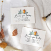 ベビーがベビー用の赤ちゃんシャワー本を醸造している エンクロージャーカード