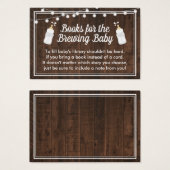 ベビーがベビー用シャワ素朴ーの本を醸造 (正面&裏面)