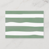 ベビーがママのベリーカードの大きさを醸造している エンクロージャーカード (裏面)